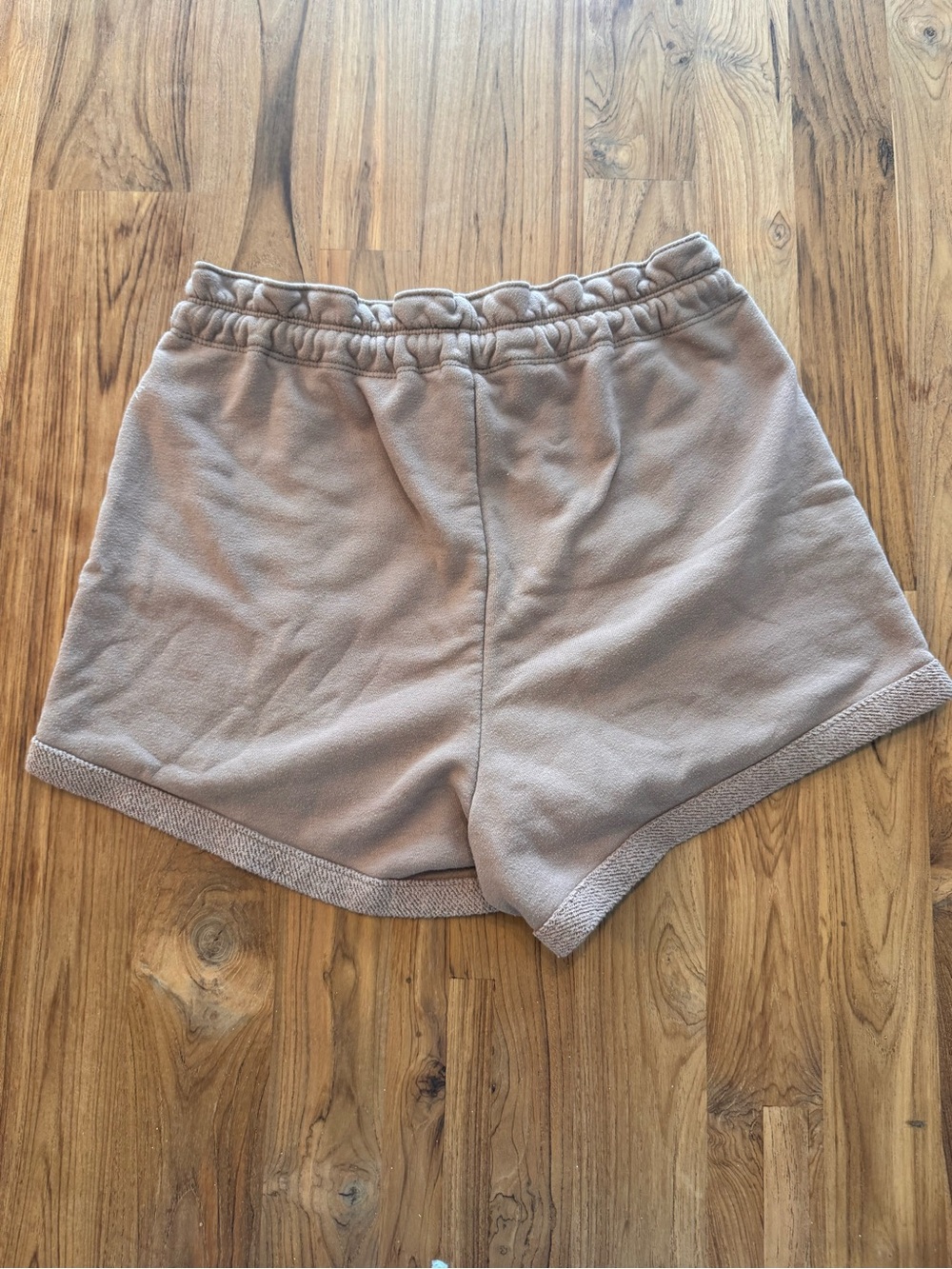 Abercrombie & Fitch Lounge Shorts Women’s Medium Light Brown - Picture 2 of 7